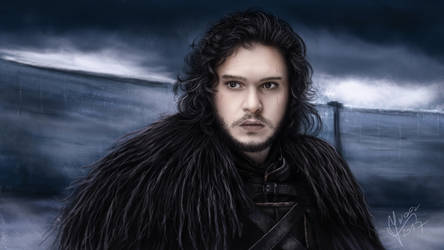 Drawing - Game of Thrones -  Jon Snow