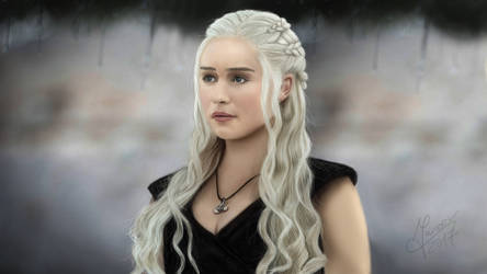 Drawing - Game of Thrones - Daenerys Targaryen