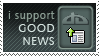 I Support Good News Stamp by clepweb