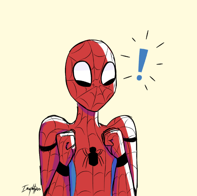 Excited Spidey