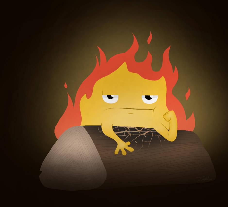 Grumpy Fire Boi by Imaplatypus on DeviantArt