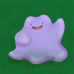Happy Purple Blob by Imaplatypus