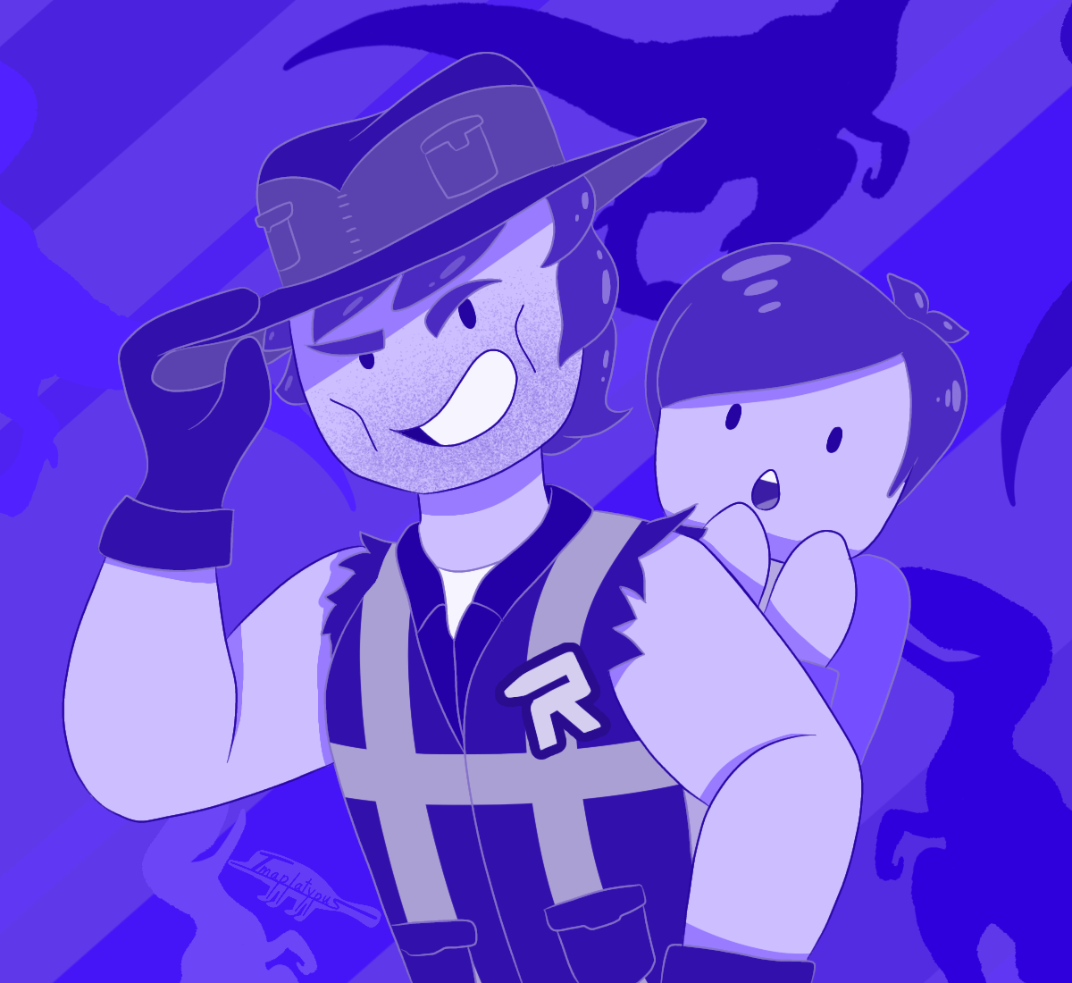 Rex and Emmet by Imaplatypus on DeviantArt