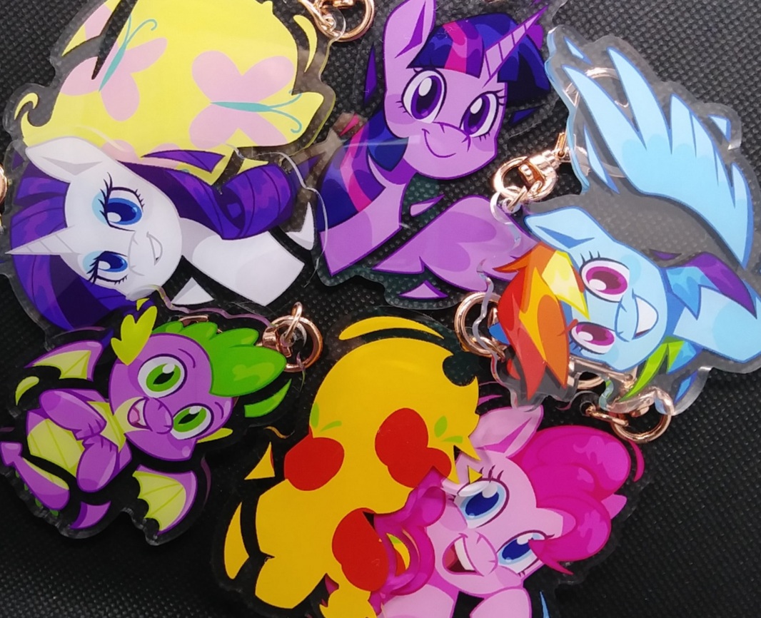 Mlp Keychain My Little Pony Keychains by Imaplatypus on DeviantArt