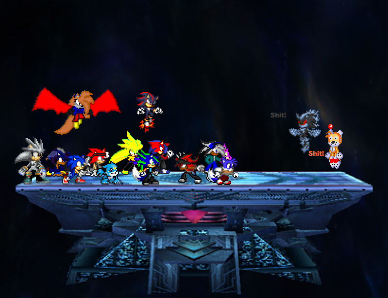 Everyone vs. Tails doll and Mephiles