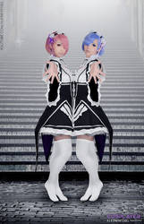 Rem/Ram Cosplay (Re:Zero)