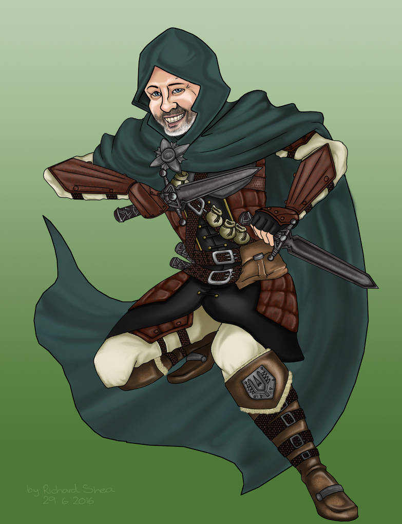 Commission: Dungeons and Dragons Rogue by RasglowReborn on DeviantArt