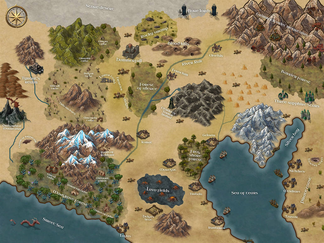 RPG campaign map by namezong on DeviantArt