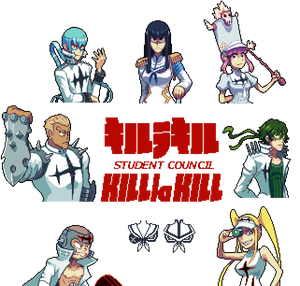 Kill la Kill pixelart - Student council