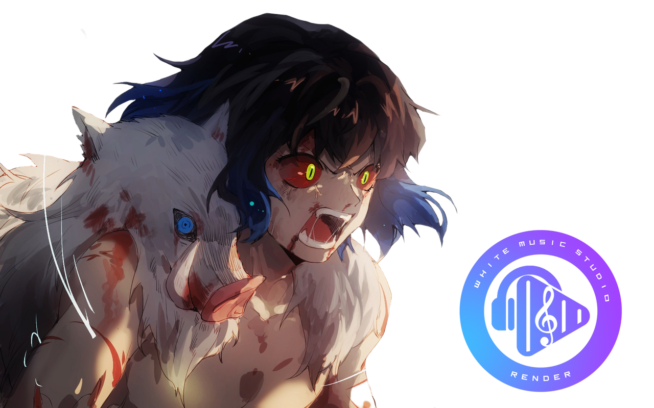 render Inosuke Hashibira by whitemusicstudio on DeviantArt