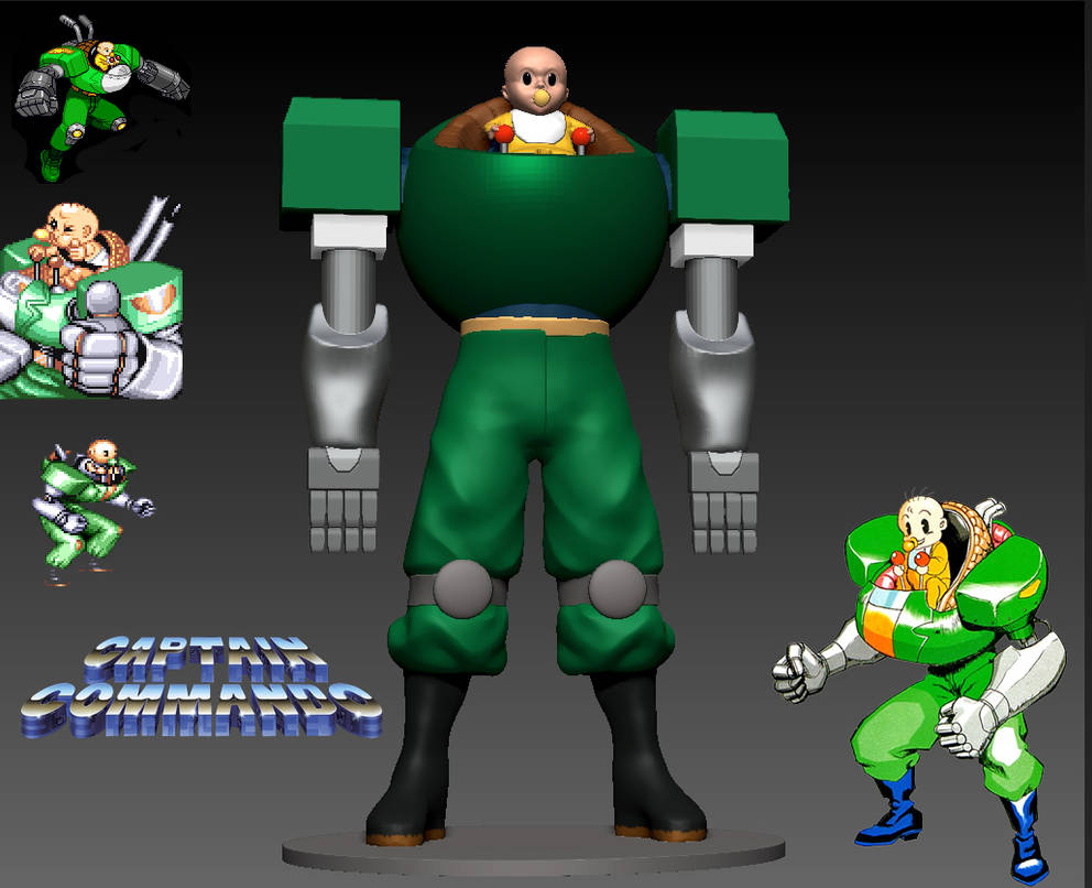 Captain Commando -baby Commando Insta by juggernautbr on DeviantArt