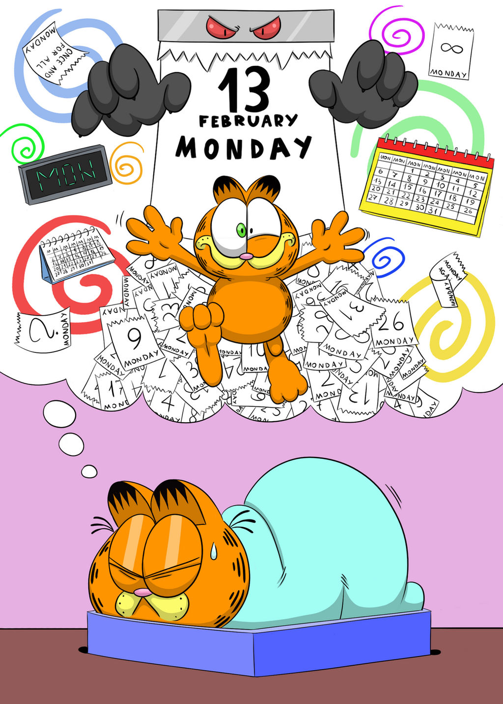 Garfield's nightmare by PicassoProtege on DeviantArt