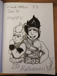 Monkietober 23 Day 31 Happy Halloween