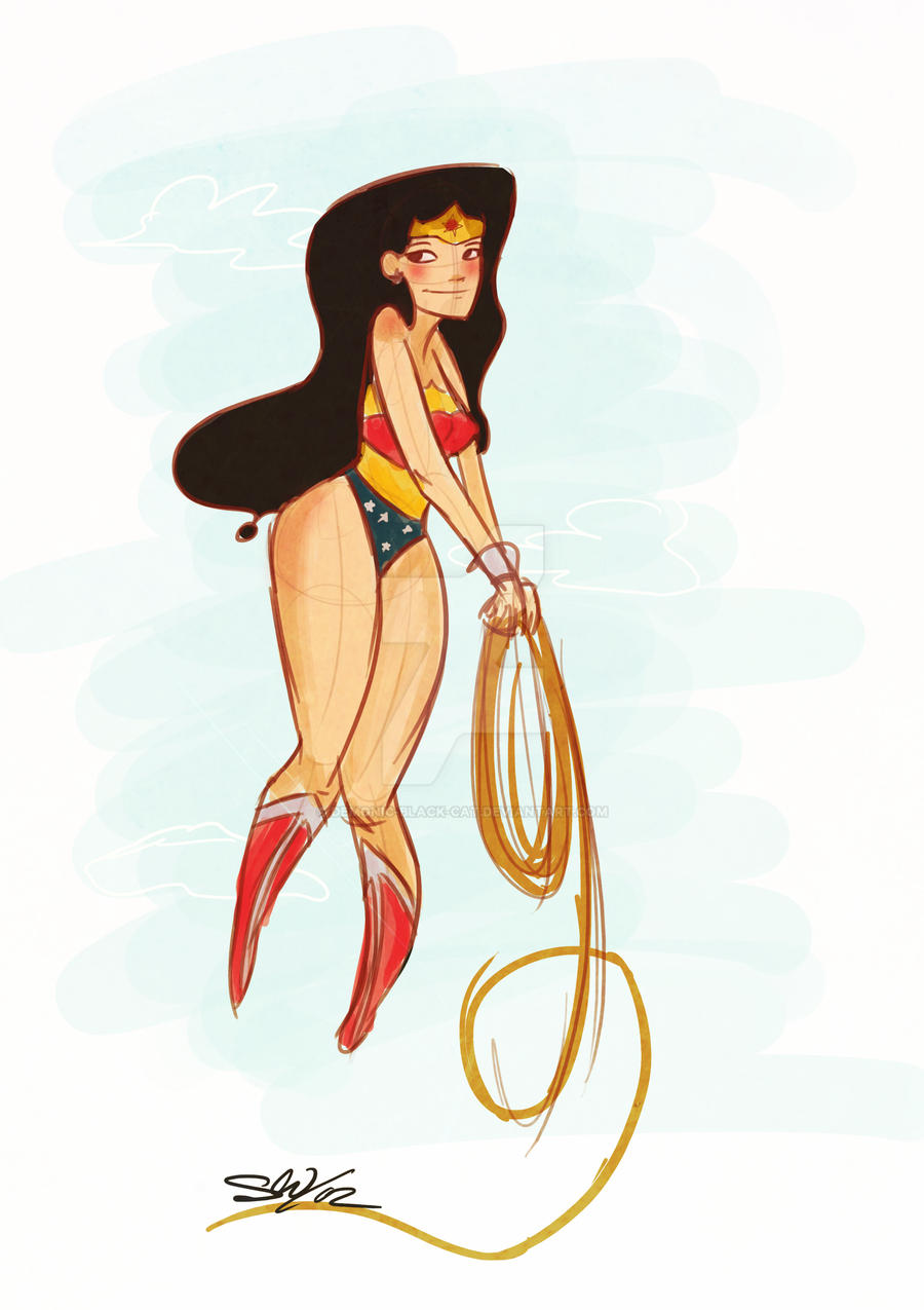 Wonder woman doodle