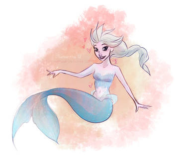 Mermaid Elsa