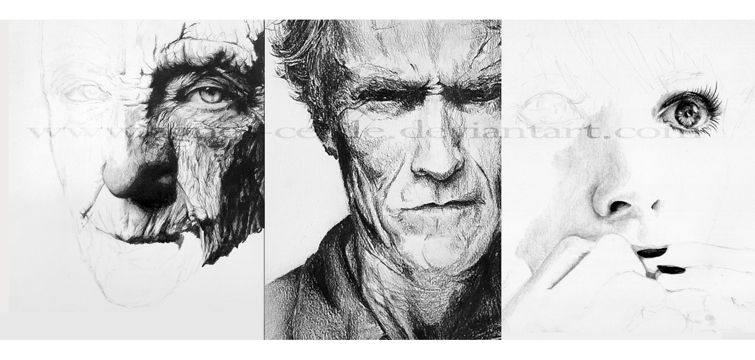 portraits time by agnes-cecile