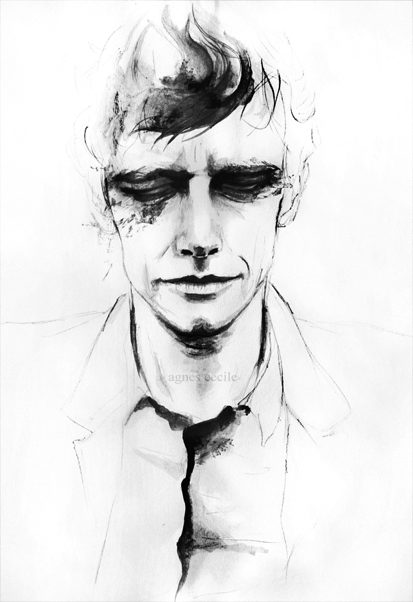 occhi chiusi by agnes-cecile