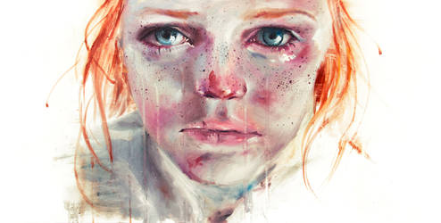 my eyes refuse to accept passive tears by agnes-cecile