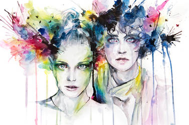 skies on fire by agnes-cecile