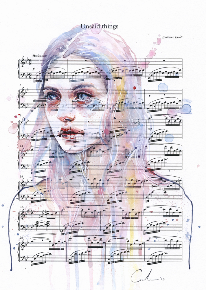 Unsaid Things on Sheet Music