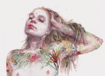 Leaves on Skin by agnes-cecile