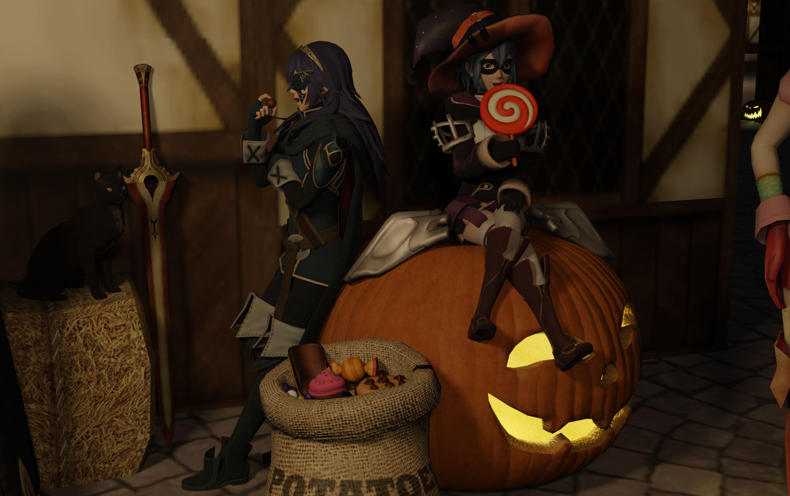 Lucina and Morgan: Harvesting Sweets by circuit20 on DeviantArt