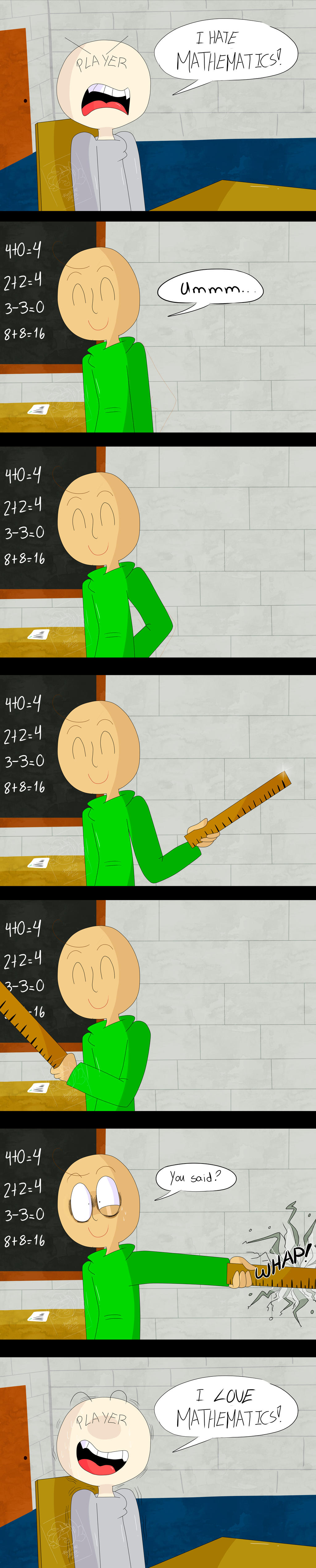 EVERYONE LOVES MATH THANKS TO BALDI !! by FANSHINEZERO on DeviantArt