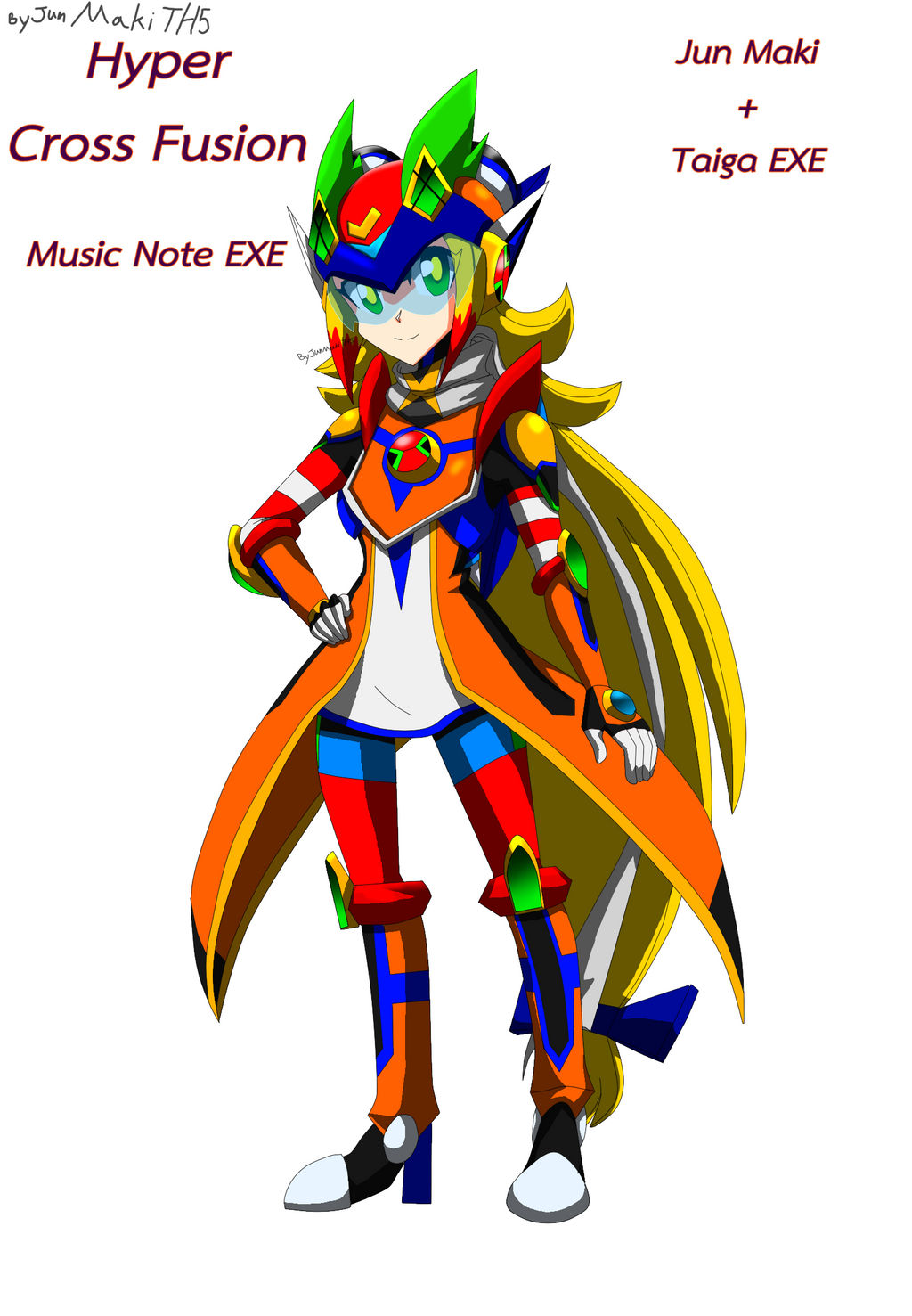 Music Note exe Hyper Cross Fusion by JunMakiTH5 on DeviantArt