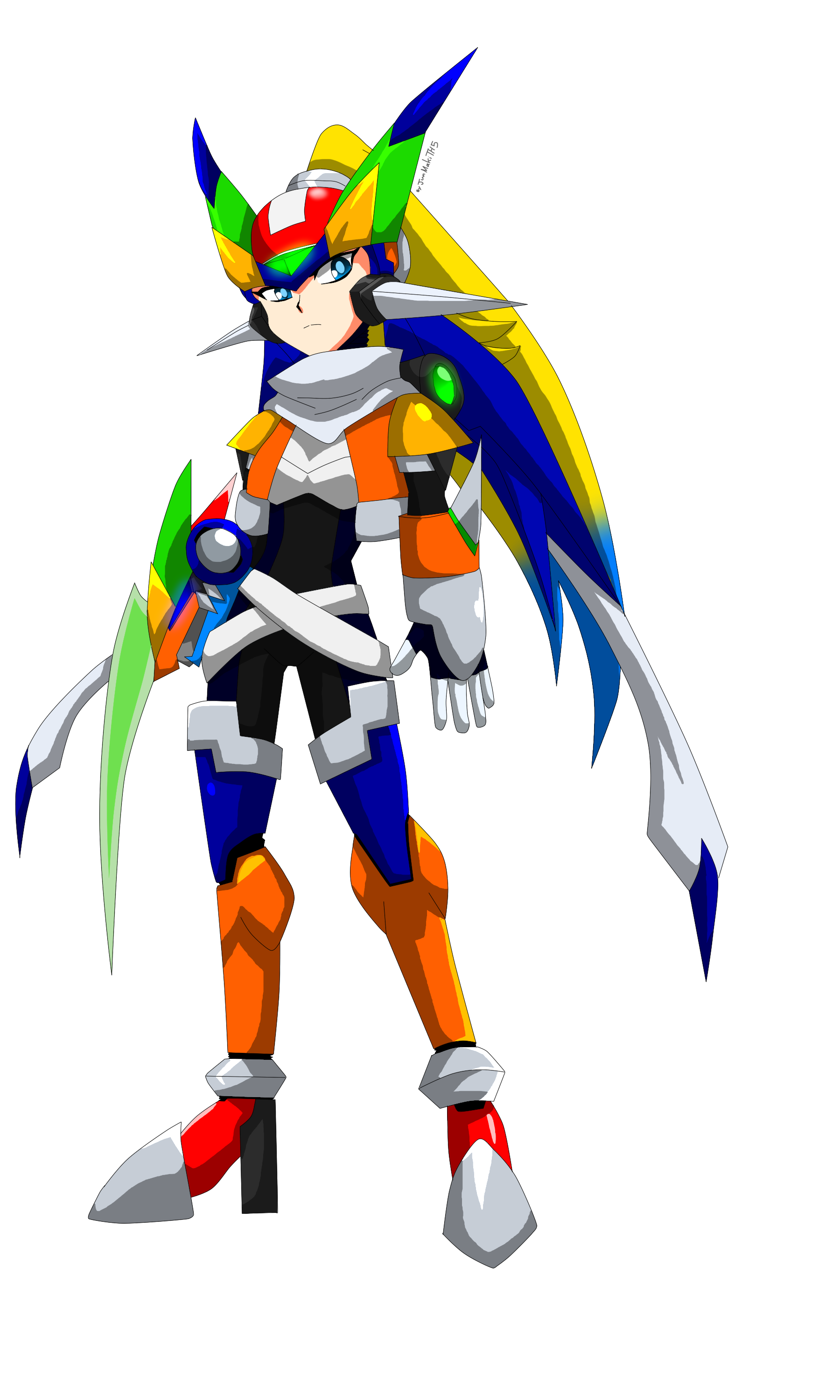 Rockman TG in Megaman ZX- ZXA OC by JunMakiTH5 on DeviantArt Rockman TG in Megaman ZX- ZXA OC by JunMakiTH5 on DeviantArt