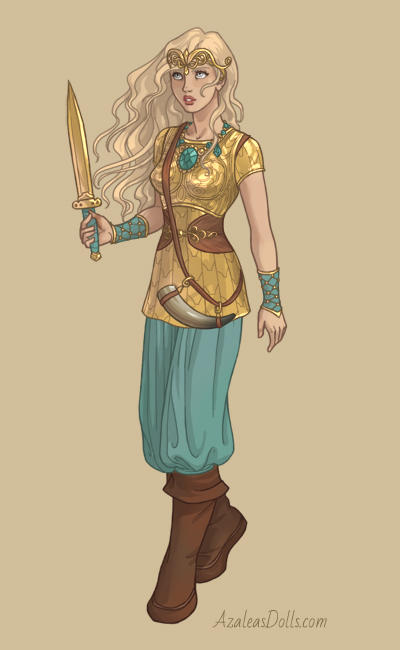 Thrud - Norse Goddess of Strength by Amaliennoy on DeviantArt