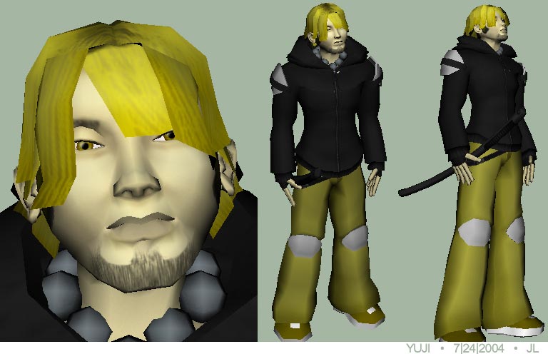 yuji game model wip004