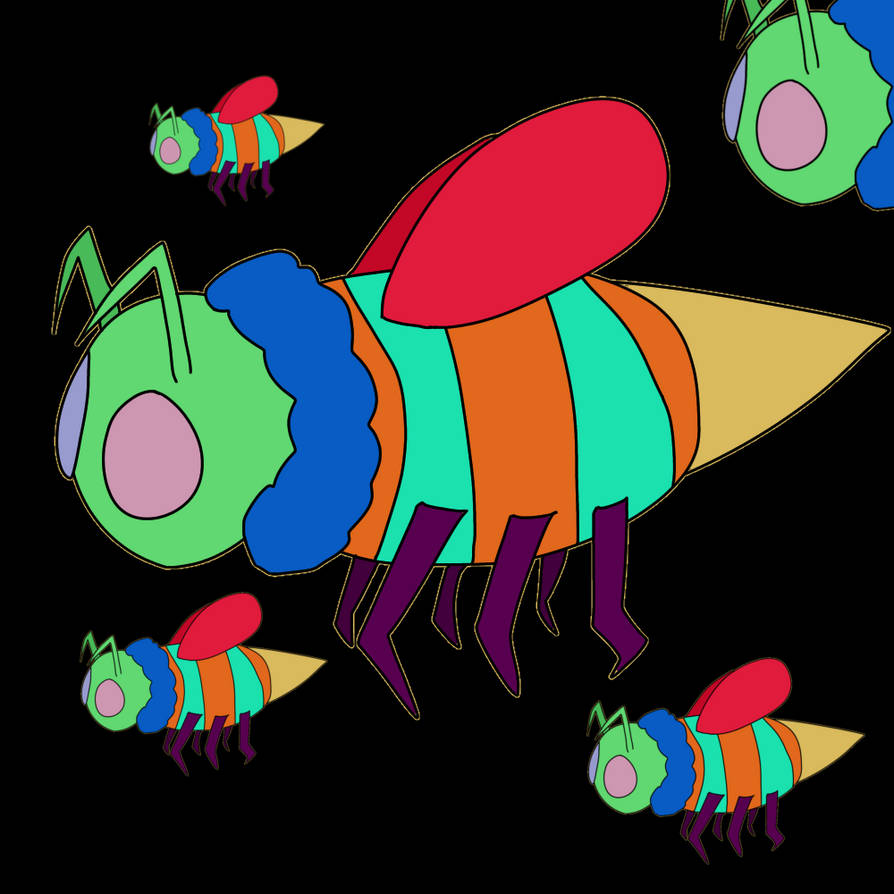 Alien Bees by PlasmaPenguin82 on DeviantArt