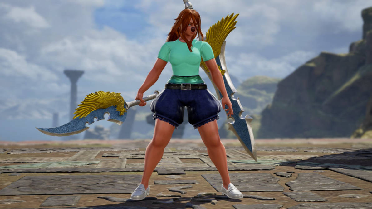 SC6 Roxanne P1 Action Pose 1 by 100blaze on DeviantArt