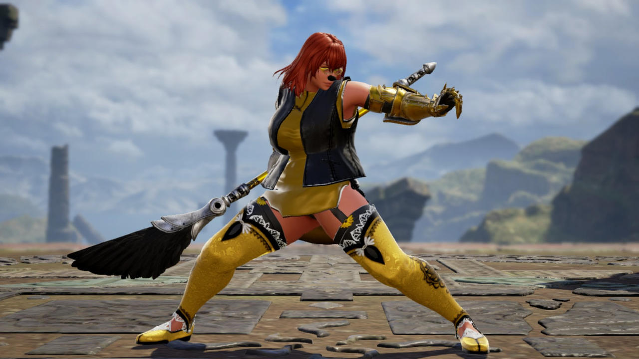 SC6 Sylvia P2 Action Pose 2 by 100blaze on DeviantArt