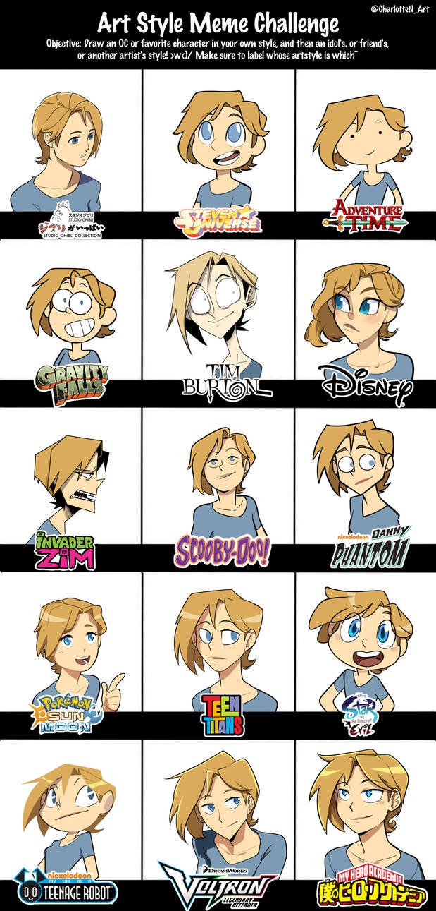 Art Style Challenge by CharlotteSketches on DeviantArt