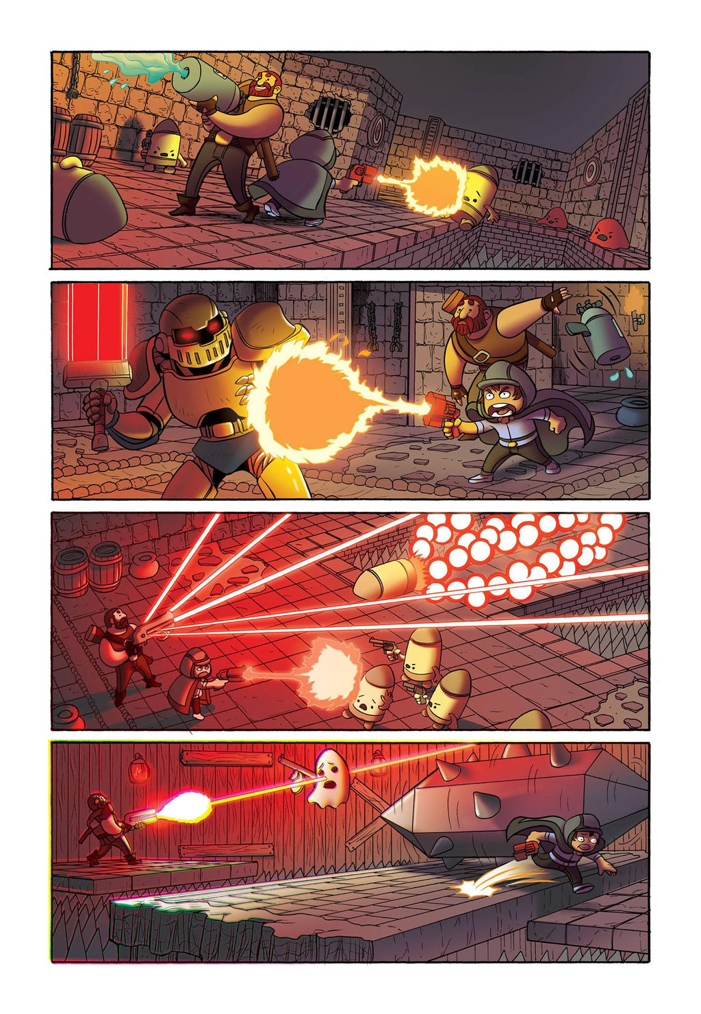 Enter the Gungeon Comic Book Page