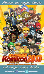 CHIBI TEASER SUMMER KOMIKON 2013 POSTER