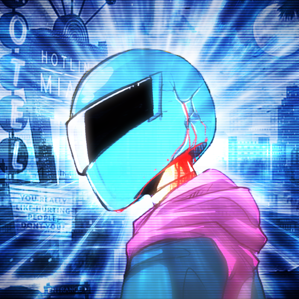 Biker PfP by SodaWest on DeviantArt