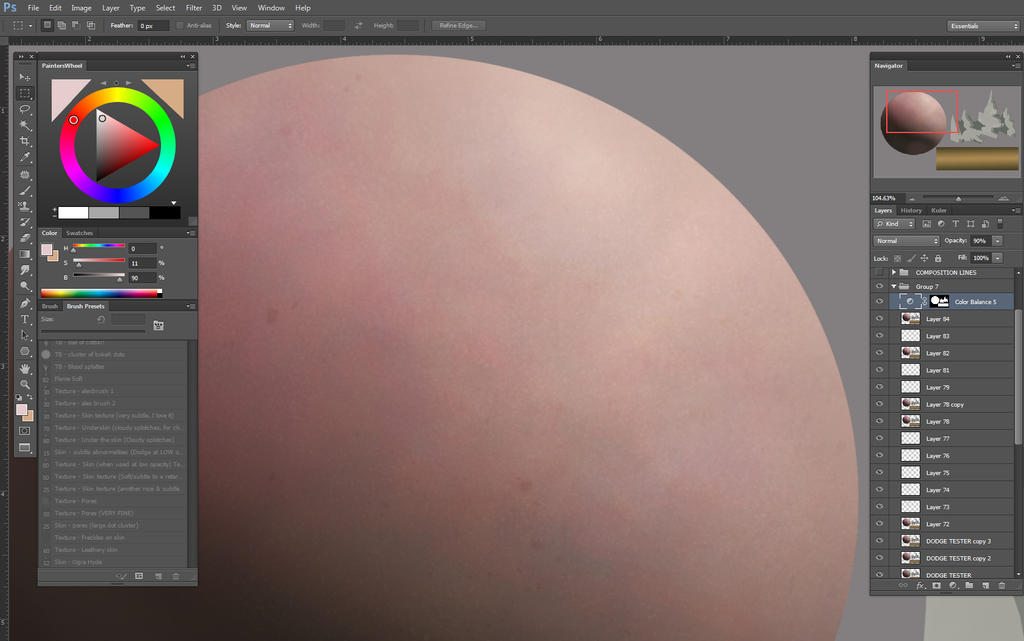 Skin Texture Menu Skin texture practice by duncangrant on DeviantArt