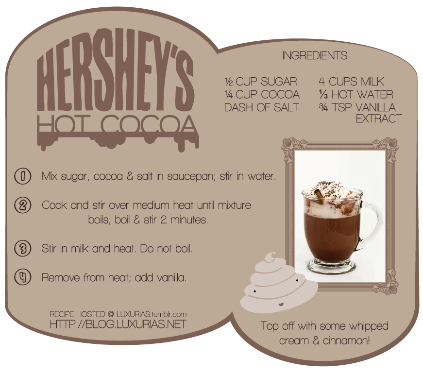 Hershey's Hot Coco Recipe