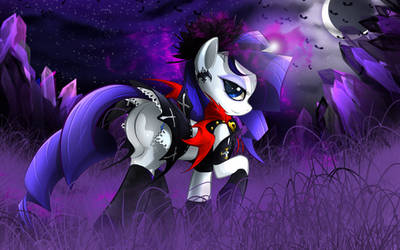 MLP Rarity (theme dark night)