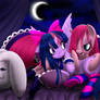 Twilight and Pinkamena - Let's makeup!