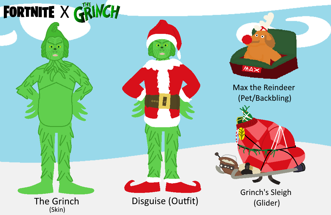 Fortnite Crossover Concept The Grinch by Yarheeguy on DeviantArt