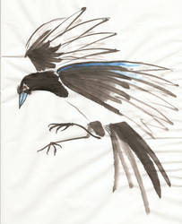 Chinese Magpie Painting