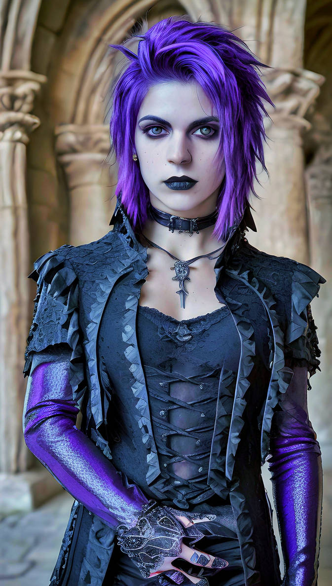 Gothic girl by NeuralPainter on DeviantArt