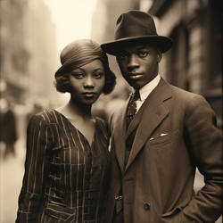 Couple from Harlem In 1920s