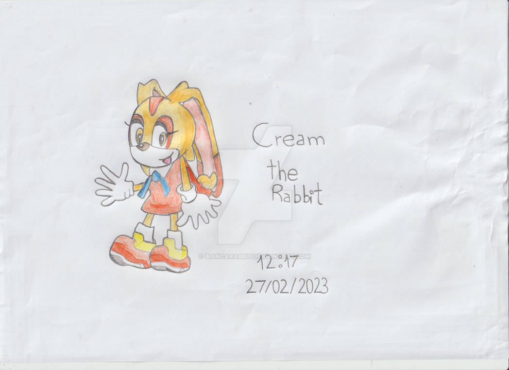Cream Rabbit Cream The Rabbit-Sonic The Hedgehog by Biancarabbit on DeviantArt