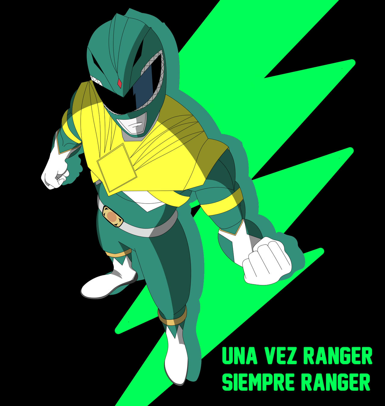 Power Ranger Originales Verde Power Ranger Verde by Crazy-Jando on DeviantArt