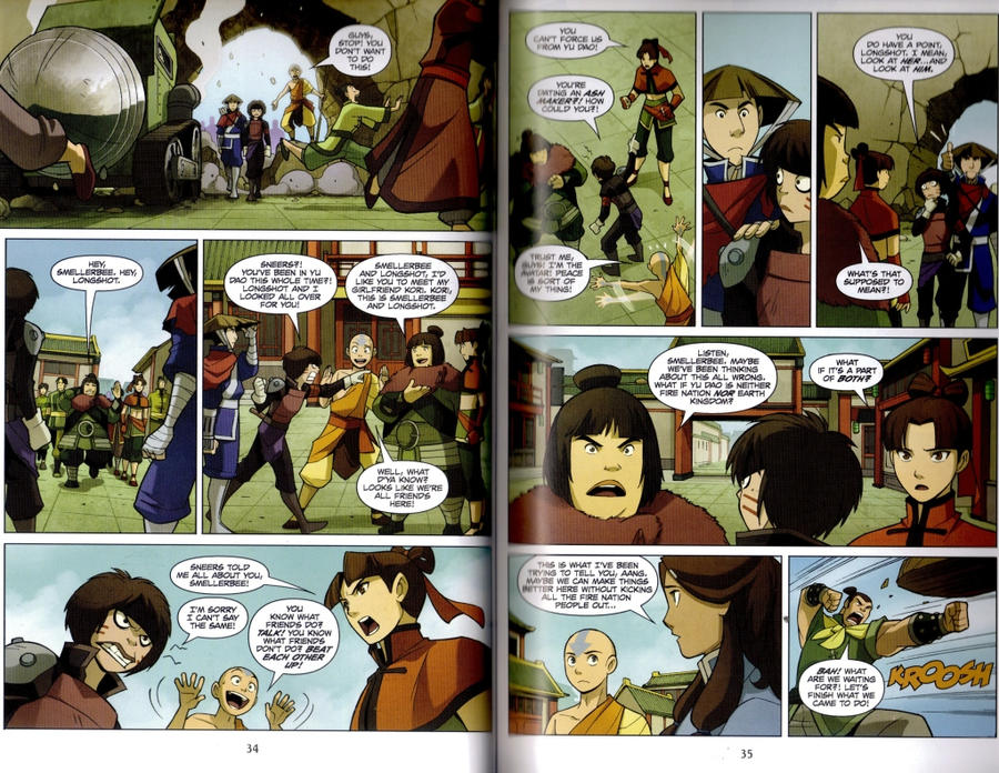 Avatar the promise part 3 page 30-31 by rocky-road123 on DeviantArt