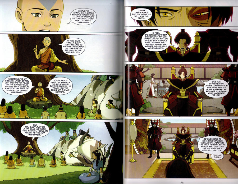 Avatar the promise part 3 page 68-69 by rocky-road123 on DeviantArt
